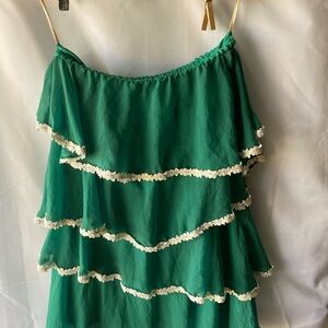 Judith March Vibrant Green Dress